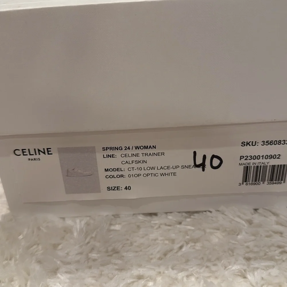 Celine women White Sneakers - Picture 4 of 8